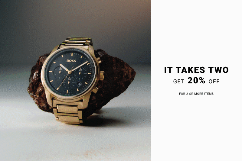 IT TAKES TWO - GET 20% OFF